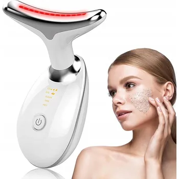 Masážní přístroj MASÁŽNÍ PŘÍSTROJ LIFTING 3V1 ZPEVŇUJÍCÍ SONICKÝ LIFTING KRK OBLIČEJ EMS