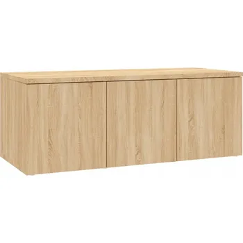 Televizní stolek TV stolek, dub sonoma, 80x34x30 cm, dřevotříska