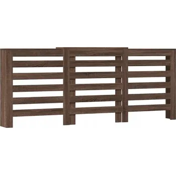 Radiátor Kryt na radiátor hnědý dub 156/205 x 21,5 x 83,5 cm