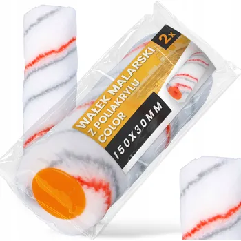 2x VÁLEČEK MALÍŘSKÝ 15 cm Pro Malování Stěn, Barev, Laků - Náhradní Vložka SH-T