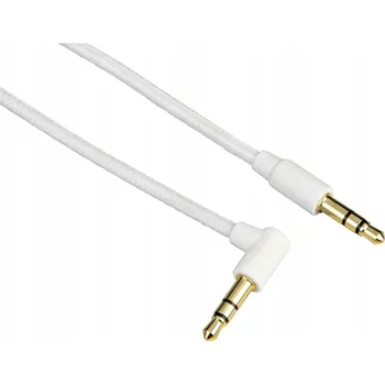 Audio kabel Hama 173874 0,5m 3,5mm - 3,5mm Bílý audio kabel