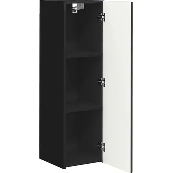 Televizní stolek TV stolek 2 ks Černý 30 x 31 x 100 cm