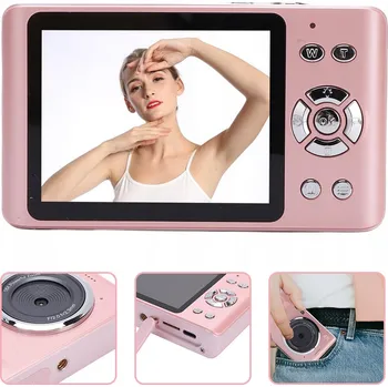 IP kamera DIGITÁLNÍ FOTOAPARÁT FHD 4K 64MP CAMERA FOTKY VIDEO 18X ZOOM 64GB