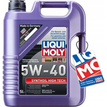 Motorový olej Liqui Moly 1856 Synthoil 5W-40 5L 5W40 + přívěsek