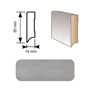 soklová lišta Soklová lišta RIGIT RS50 Beton Světlý