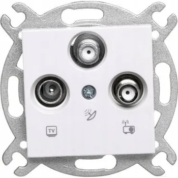 Elektrická zásuvka Anténní zásuvka nástěnná Panasonic bílá