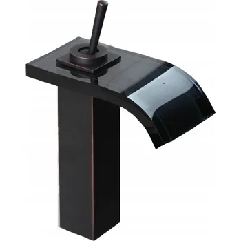 Vodovodní baterie Stojánková umyvadlová baterie LAUFERI LOMIA černá