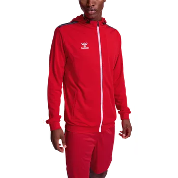 Pánské oblečení Mikina s kapucí Hummel HMLAUTHENTIC PL ZIP HOODIE 219979-3062 Velikost L