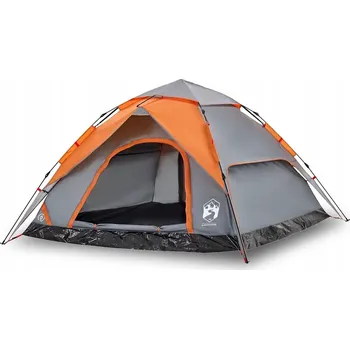 Stan Stan turistický pro 5 osob šedo-oranžový 250x250x155 cm