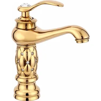 Vodovodní baterie Stojánková umyvadlová baterie LAUFERI URANIA zlatá