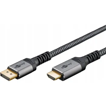 Video kabel Kabel DisplayPort na HDMI Sharkskin Grey 1m