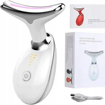 Masážní přístroj 3v1 MASÁŽNÍ PŘÍSTROJ LIFTINGOVÝ ZPEVŇUJÍCÍ SONICKÝ LIFTING KRK OBLIČEJ EMS