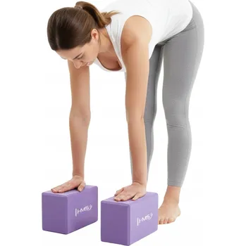 Sada 2x Kostka / Blok na Cvičení Jógy, Pilates a Strečink - Fitness Trénink