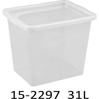Plastový úložný box Basic Box 31L MIKAWI 15-2297