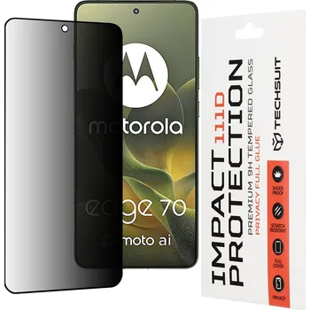 Techsuit - 111D Privacy Full Glue - Motorola Edge 70 - černá