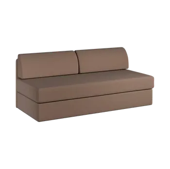 Sedací souprava MARIANA S OPĚRKOU, válenda celočalouněná, látka BORA B 24 - látka béžová