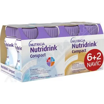 Nápoj Nutridrink Compact 6+2 (neutral-káva) 8x125ml