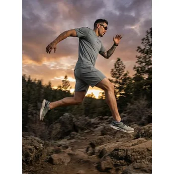 Pánské kraťasy Sinsay - Sportovní kraťasy - šedá - 210HM-09X - 210HM-09X-L