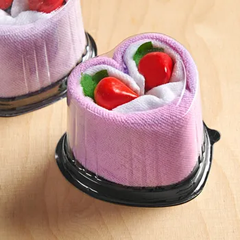 3Pagen 2 ručníky pro hosty z mikrovlákna Srdce 20x20 cm