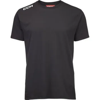 Pánské oblečení CCM Triko CCM Team Premium Essential SR, Barva BLK, Velikost S 626071