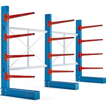 Dílenský regál Konzolový regál EXPAND, jednostranný, 3 stojany, 12x 1000mm rameno, 6000 kg