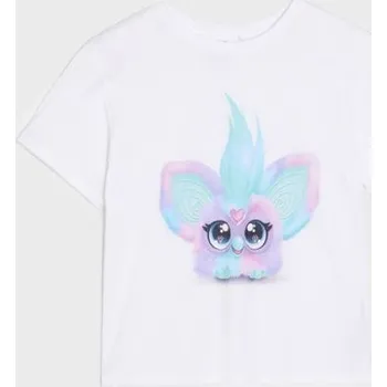 Sinsay - Bavlněná košilka s potiskem FurReal Friends - bílá - 881HE-00X - 881HE-00X-104