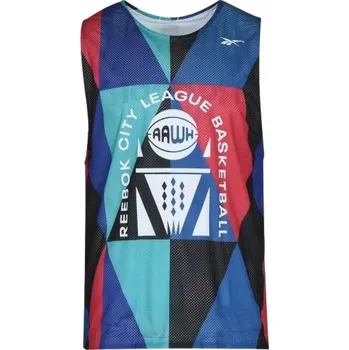 Pánské tričko REEBOK Pánské vícebarevné tričko s logem XL 0A7A3_A*