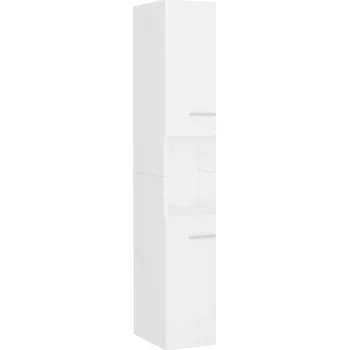 Koupelnový nábytek Koupelnová skříňka s 5 přihrádkami bílá 30x30x130 cm