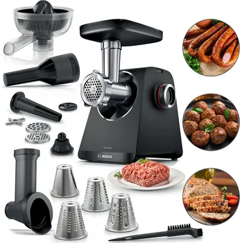 Kuchyňský mlýnek Mlýnek na maso Bosch MFWS450B 500 W černý