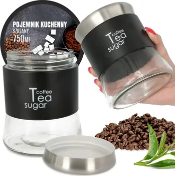 Dóza na potraviny Kuchyňská dóza 750 ml Univerzální na čaj, Cukr