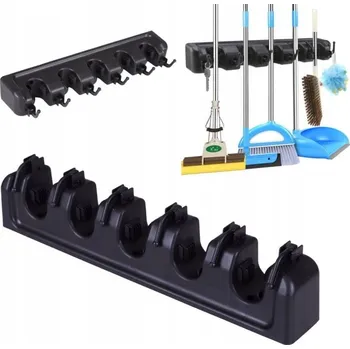 Věšák DRŽÁK NA NÁŘADÍ NA ZEĎ HÁK VĚŠÁK NA KLÍČE KARTÁČE