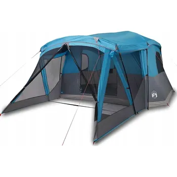 Stan Stan turistický s kabinou, modrý, 515x370x220 cm, s předsíní