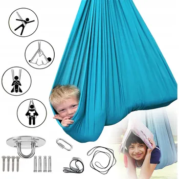 Obraz SENZORICKÁ TERAPEUTICKÁ HOUPAČKA HOUBACÍ SÍŤ PRO DĚTI 280 x 100 cm