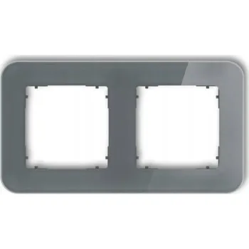 Rámeček dvojitý Karlik šedý