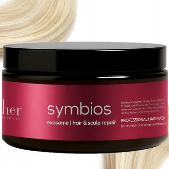 Vlasová regenerace Lecher Professional Symbios EXOSOME - Maska pro regeneraci vlasů a pokožky hlavy 300 ml