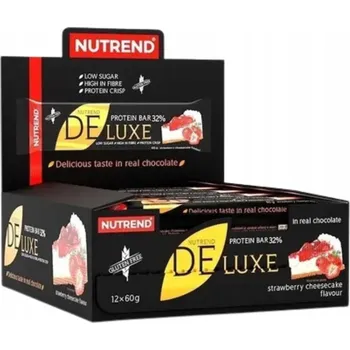 Proteinová tyčinka DeLuxe Protein Bar x12 32% Bílkoviny Vláknina Čokoláda Nutrend