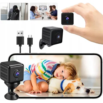 IP kamera MINI SKRYTÁ ŠPIÓNÍ KAMERA WIFI DETEKCE DLOUHÁ VÝDRŽ BATERIE 1080P 1000MAH