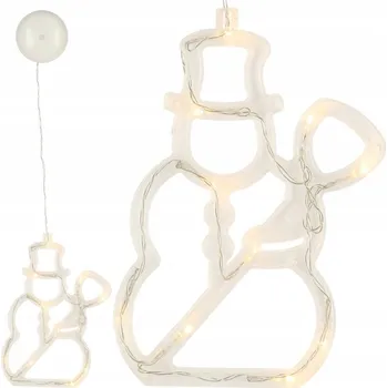 Vánoční dekorace LED lampy závěsná vánoční dekorace sněhulák 49 Cm 10 LED vysoká