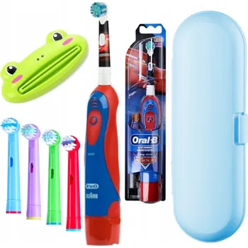 Péče o chrup Elektrický zubní kartáček pro děti od 3 let Oral-B Kids na baterie, motiv Auta