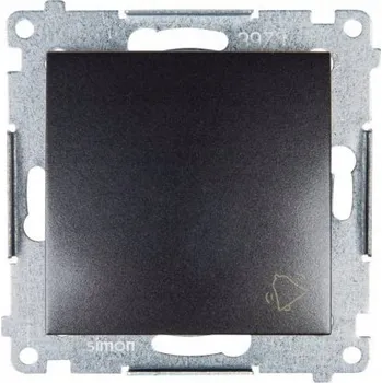 vypínač Vypínač jednoduchý Klasik, Podomítkový Kontakt-simon antracit DD1.01/48
