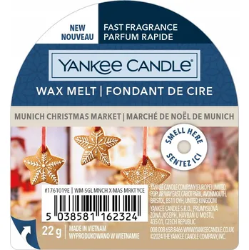 Svíčka Vosk Yankee Candle Munich Christmas Market – doba hoření až 10 hodin