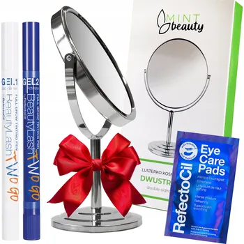 Kosmetická sada Sada jako dárek pro ženu Vánoční krabička Beauty Box se zrcátkem RefectoCil