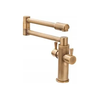 Vodovodní baterie Kuchyňská stojánková baterie LAUFERI LUCINA zlatá