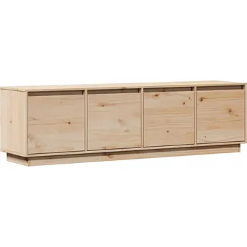 Televizní stolek TV skříňka 156 x 37 x 45 cm masivní borové dřevo