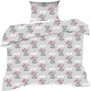 Povlečení Sada povlečení Extrapościel 140 x 200 cm šedá