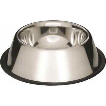 Miska pro psa BARRY KING, VYSOKÁ MISKA S GUMOVOU ZÁKLADNOU, KOVOVÁ, 0,90 l
