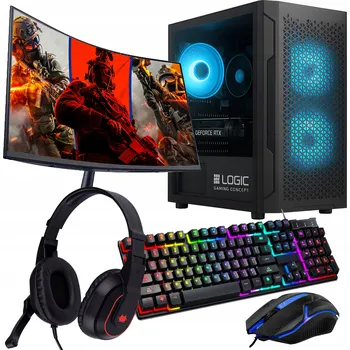 Stolní počítač Počítač s MONITOREM Ryzen 7 5700 RTX 5060 TI 16GB /1TB WIN11