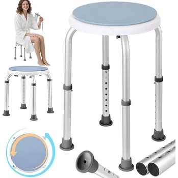 Koupelnové sedátko Sprchové sedátko Bedee Stołek prysznicowy obracany 1