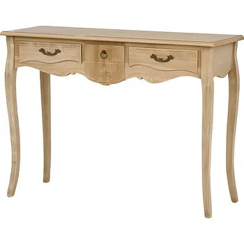 Toaletní stolek Konzolový stolek Merano - Livin Hill Brązowy z przetarciami biało-szarymi 110x78 cm