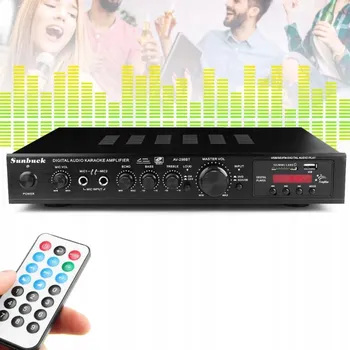 Hi-Fi komponenty BLUETOOTH ZESILOVAČ UNIVERZÁLNÍ STEREO HIFI DIGITÁLNÍ FM ZESILOVAČ 2000W